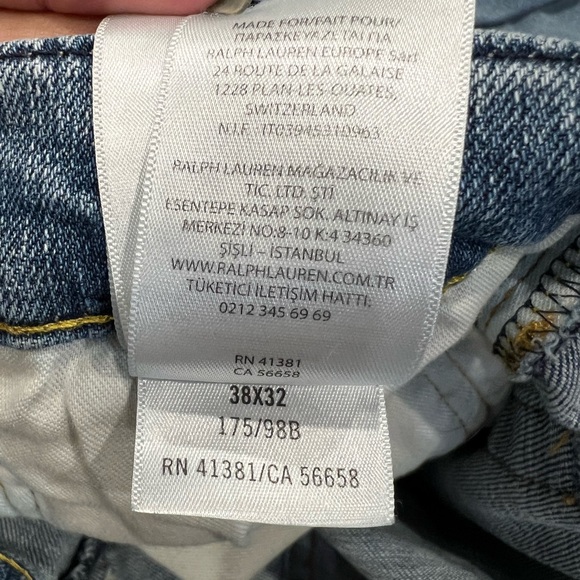 POLO Ralph Lauren Men's Sullivan Slim Stretch Jean 38x32 - Picture 6 of 6